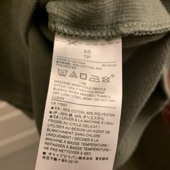 Banana Republic | Men's Longsleeve T-Shirt | Olive Green | US XS - Picture 4 of 4